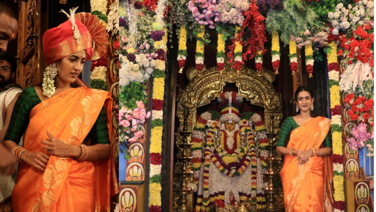 Niharika Konidela Garu visits Sri Mahankaleshwara Temple